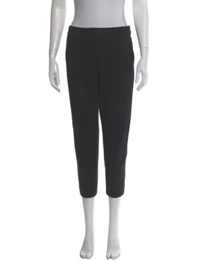 Pre-owned Max Mara Straight Leg Pants In Gray