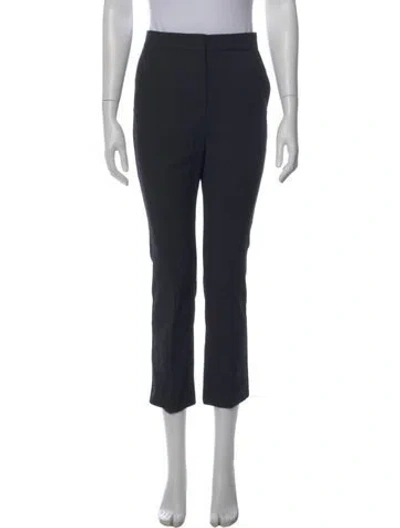 Pre-owned Max Mara Straight Leg Pants In Gray