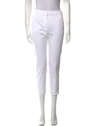 Pre-owned Max Mara Straight Leg Pants In Neutral
