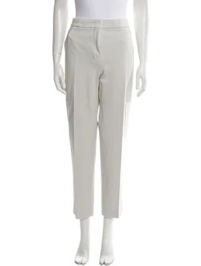 Pre-owned Max Mara Straight Leg Pants In Neutral