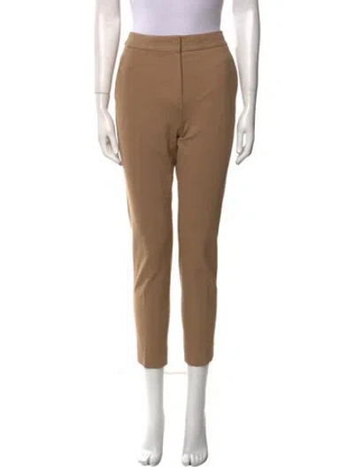 Pre-owned Max Mara Straight Leg Pants In Neutral