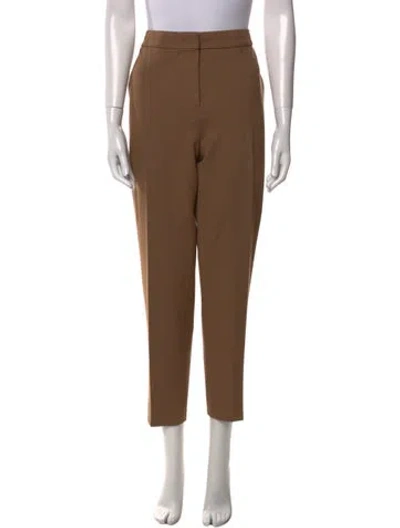 Pre-owned Max Mara Straight Leg Pants In Neutral