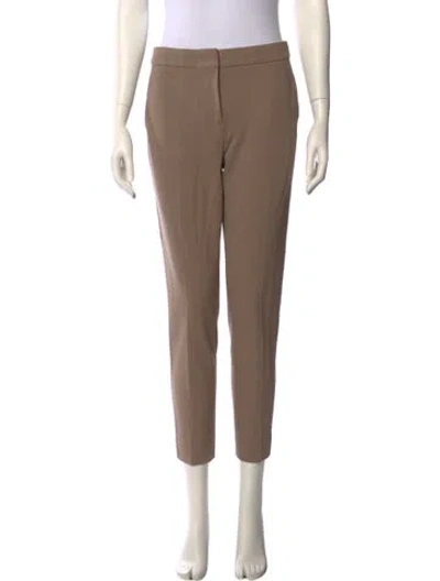 Pre-owned Max Mara Straight Leg Pants In Neutral