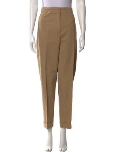 Pre-owned Max Mara Straight Leg Pants In Neutral