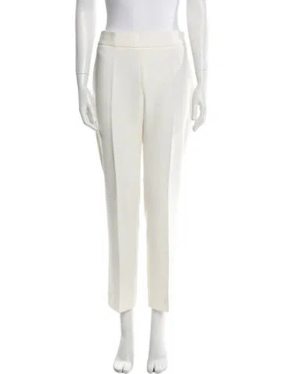 Pre-owned Max Mara Straight Leg Pants In Neutral