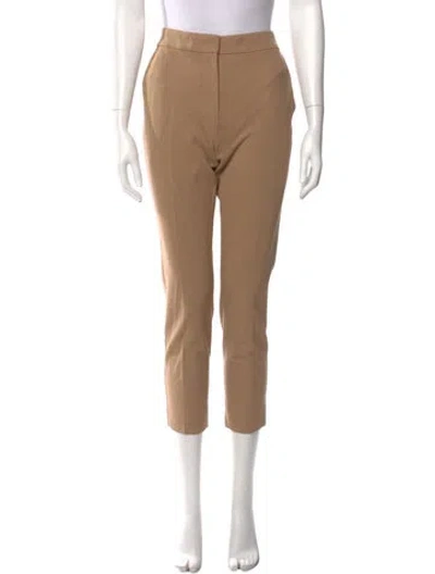 Pre-owned Max Mara Straight Leg Pants In Neutral