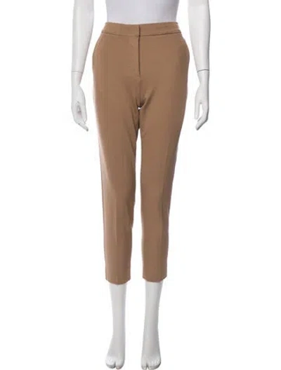 Pre-owned Max Mara Straight Leg Pants In Neutral