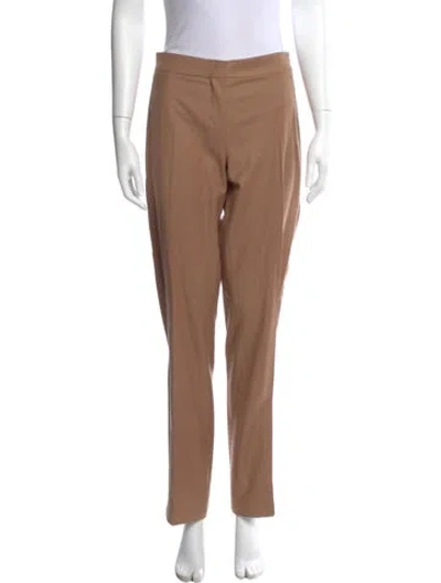 Pre-owned Max Mara Straight Leg Pants In Neutral