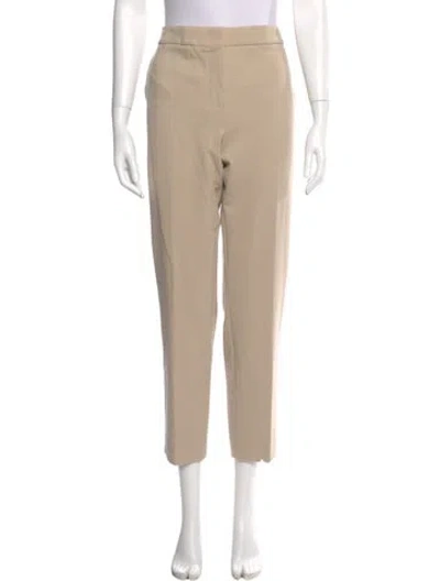 Pre-owned Max Mara Straight Leg Pants In Neutral
