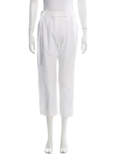 Pre-owned Max Mara Straight Leg Pants In Neutral