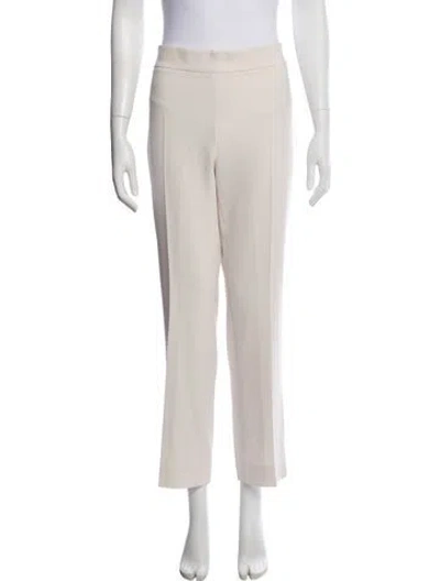 Pre-owned Max Mara Straight Leg Pants In Neutral