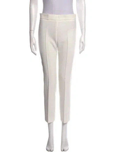 Pre-owned Max Mara Straight Leg Pants In Neutral