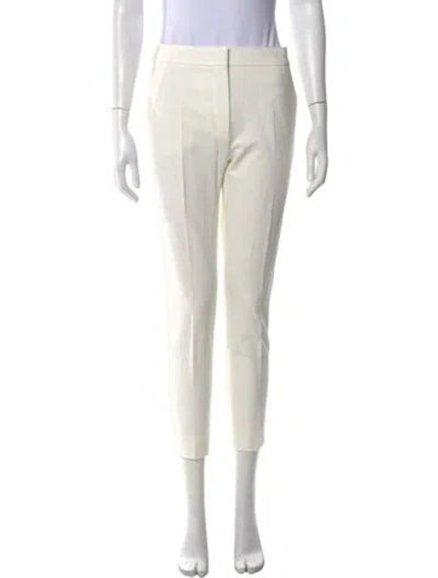Pre-owned Max Mara Straight Leg Pants In Neutral