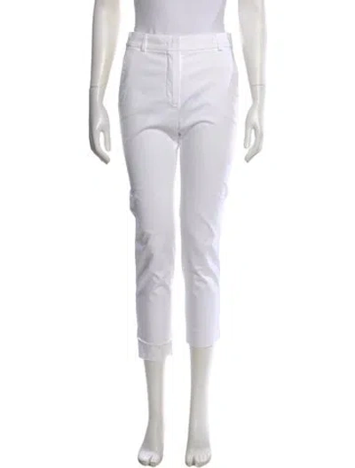 Pre-owned Max Mara Straight Leg Pants In Neutral