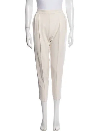Pre-owned Max Mara Straight Leg Pants In Neutral