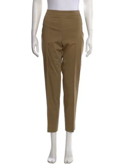 Pre-owned Max Mara Straight Leg Pants In Neutral