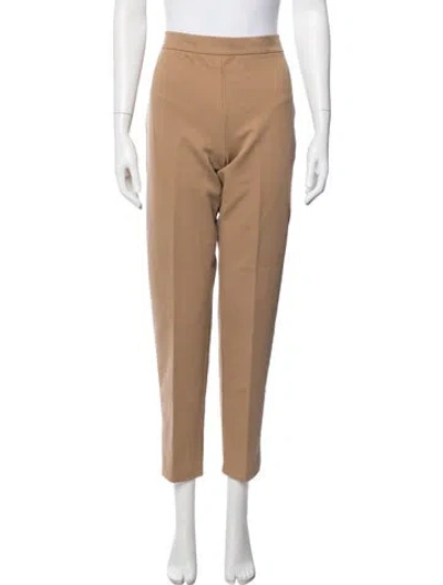 Pre-owned Max Mara Straight Leg Pants In Neutral