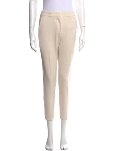 Pre-owned Max Mara Straight Leg Pants In Neutral