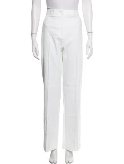 Pre-owned Max Mara Straight Leg Pants In Neutrals