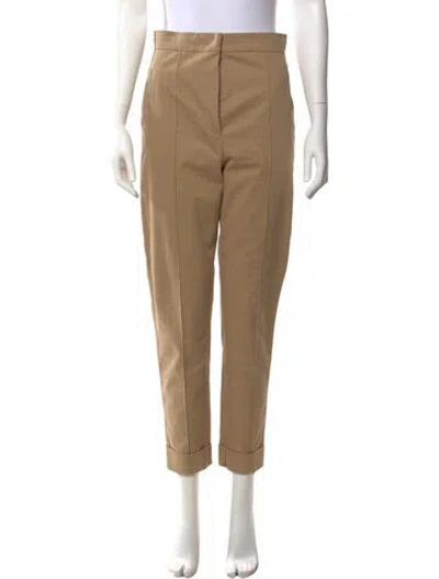 Pre-owned Max Mara Straight Leg Pants In Neutrals
