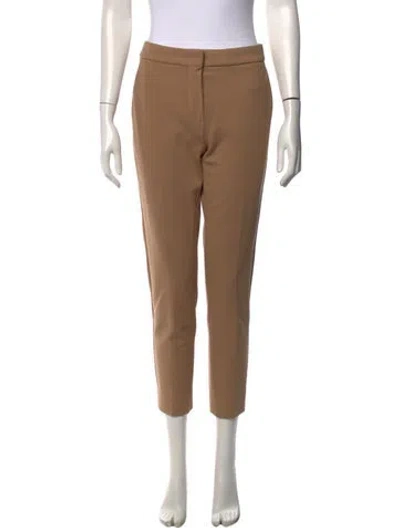 Pre-owned Max Mara Straight Leg Pants In Neutrals