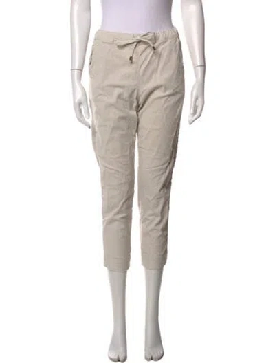 Pre-owned Max Mara Straight Leg Pants In Neutrals