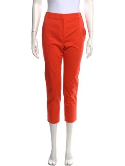 Pre-owned Max Mara Straight Leg Pants In Orange