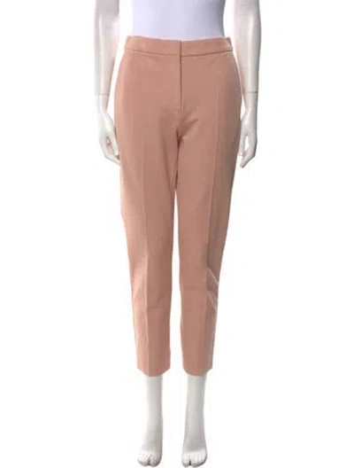 Pre-owned Max Mara Straight Leg Pants In Pink