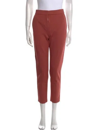 Pre-owned Max Mara Straight Leg Pants In Pink