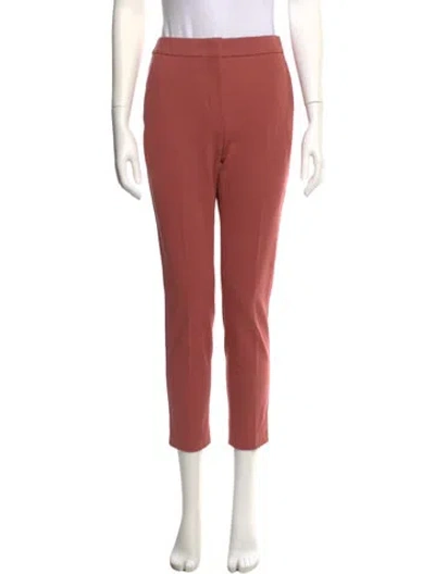 Pre-owned Max Mara Straight Leg Pants In Pink