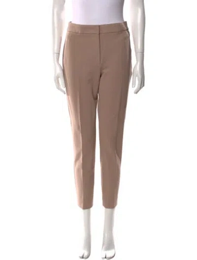 Pre-owned Max Mara Straight Leg Pants In Pink