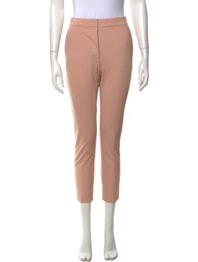 Pre-owned Max Mara Straight Leg Pants In Pink