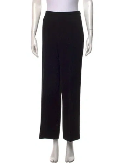 Pre-owned Max Mara Straight Leg Pants W/ Tags In Black