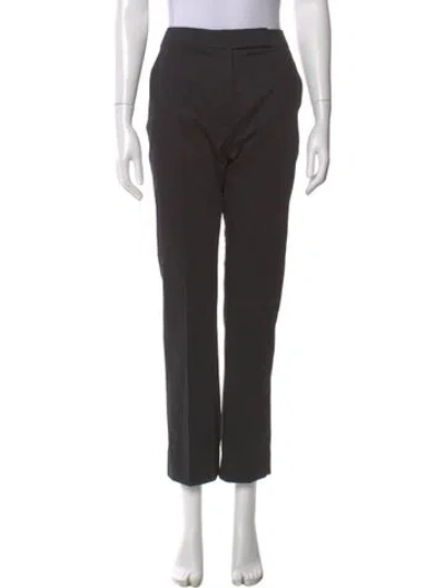 Pre-owned Max Mara Straight Leg Pants W/ Tags In Black