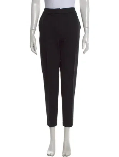 Pre-owned Max Mara Straight Leg Pants W/ Tags In Black