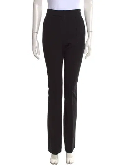 Pre-owned Max Mara Straight Leg Pants W/ Tags In Black