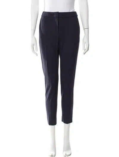 Pre-owned Max Mara Straight Leg Pants W/ Tags In Blue