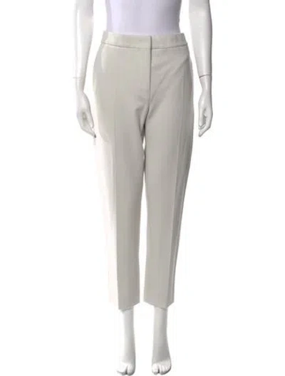 Pre-owned Max Mara Straight Leg Pants W/ Tags In Gray