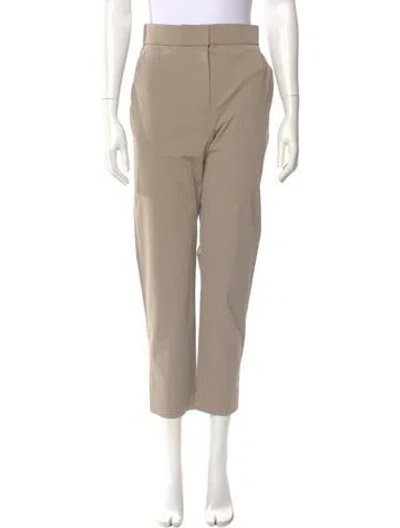 Pre-owned Max Mara Straight Leg Pants W/ Tags In Neutral