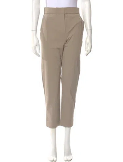 Pre-owned Max Mara Straight Leg Pants W/ Tags In Neutral