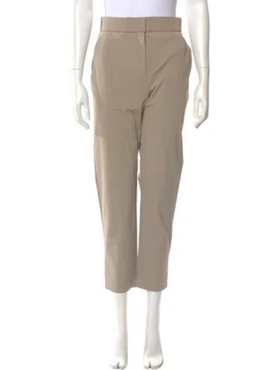 Pre-owned Max Mara Straight Leg Pants W/ Tags In Neutral