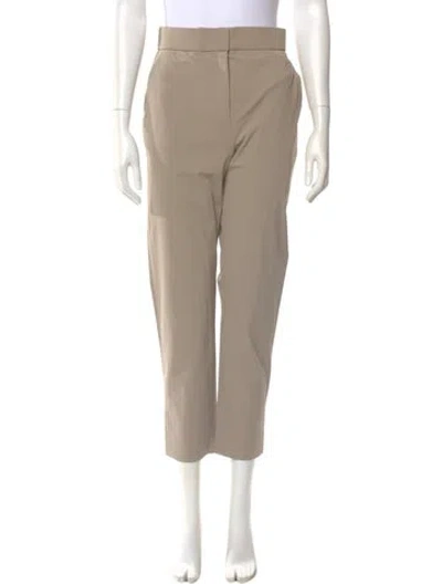 Pre-owned Max Mara Straight Leg Pants W/ Tags In Neutral