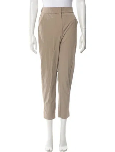 Pre-owned Max Mara Straight Leg Pants W/ Tags In Neutral