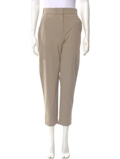 Pre-owned Max Mara Straight Leg Pants W/ Tags In Neutral