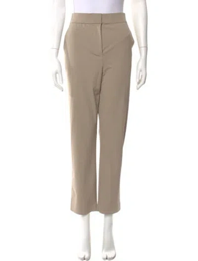Pre-owned Max Mara Straight Leg Pants W/ Tags In Neutral