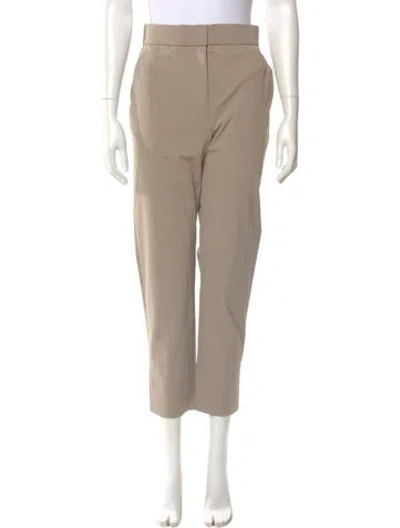 Pre-owned Max Mara Straight Leg Pants W/ Tags In Neutral