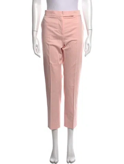 Pre-owned Max Mara Straight Leg Pants W/ Tags In Pink
