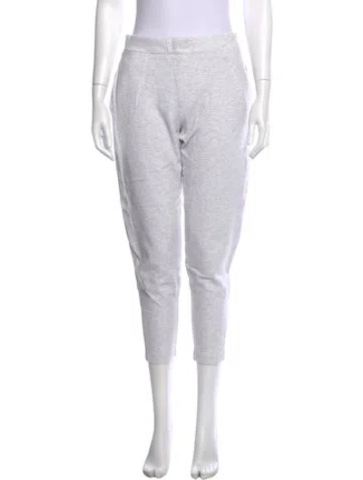 Pre-owned Max Mara Straight Leg Pants In White