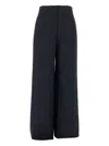 Max Mara Straight-leg Trousers In Blue