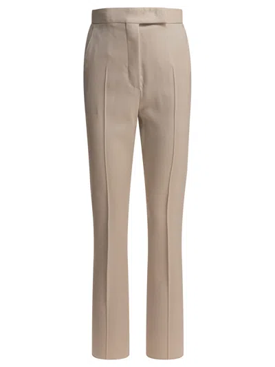 Max Mara Straight-leg Trousers Beige